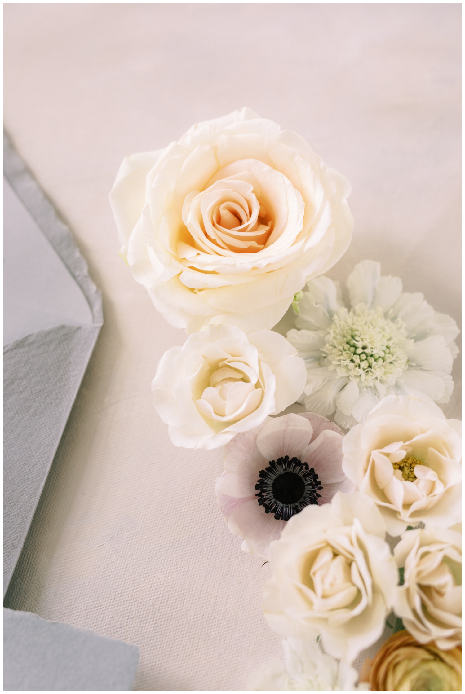 florals for wedding invitation suite