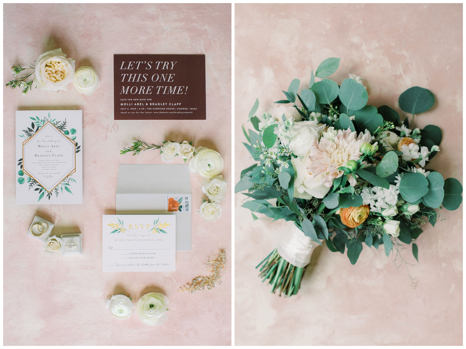 invitation-suite-with- floral -bouquet