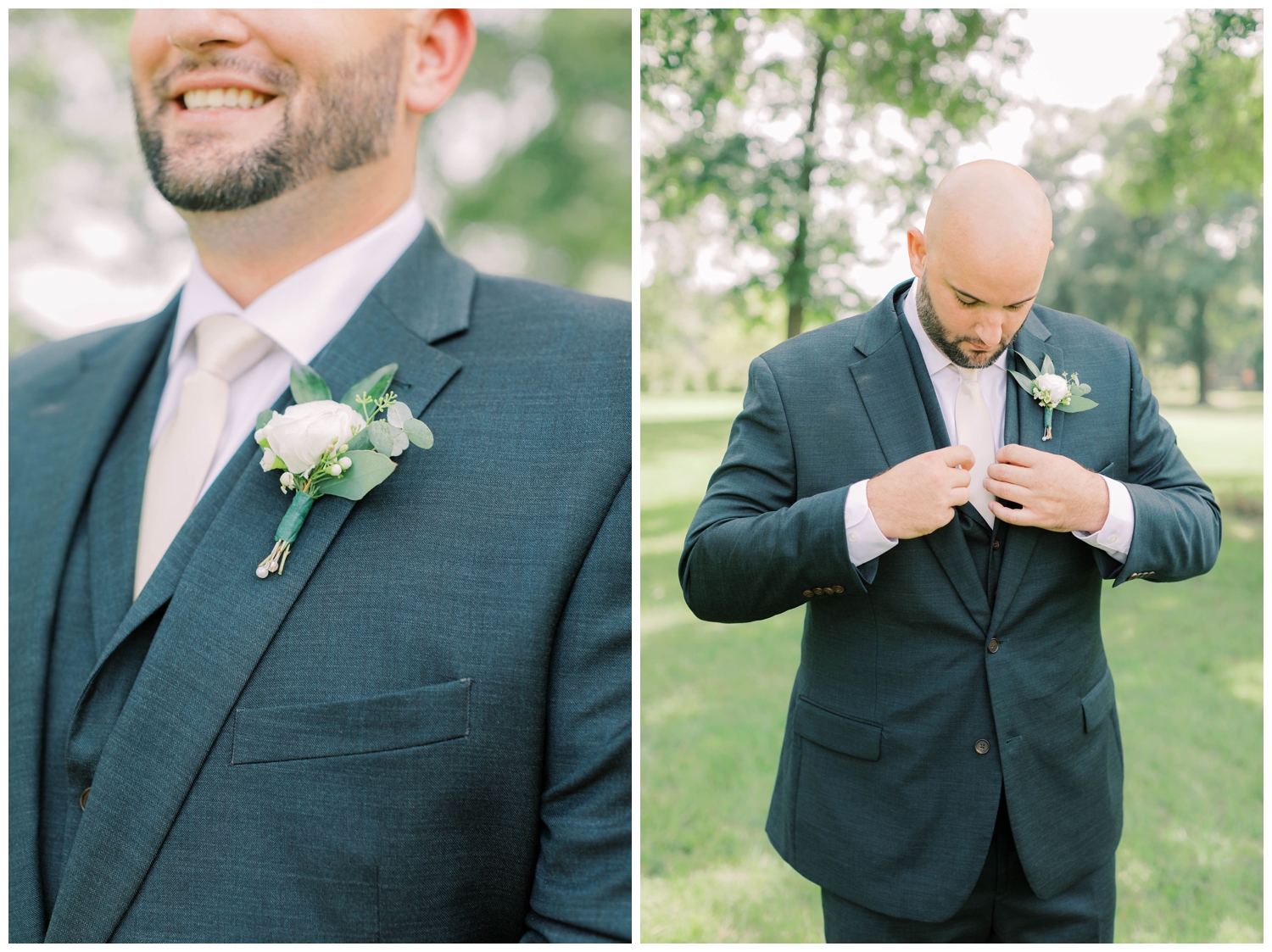portrait-of-a-groom-buttoning-his-jacket-on-wedding-day