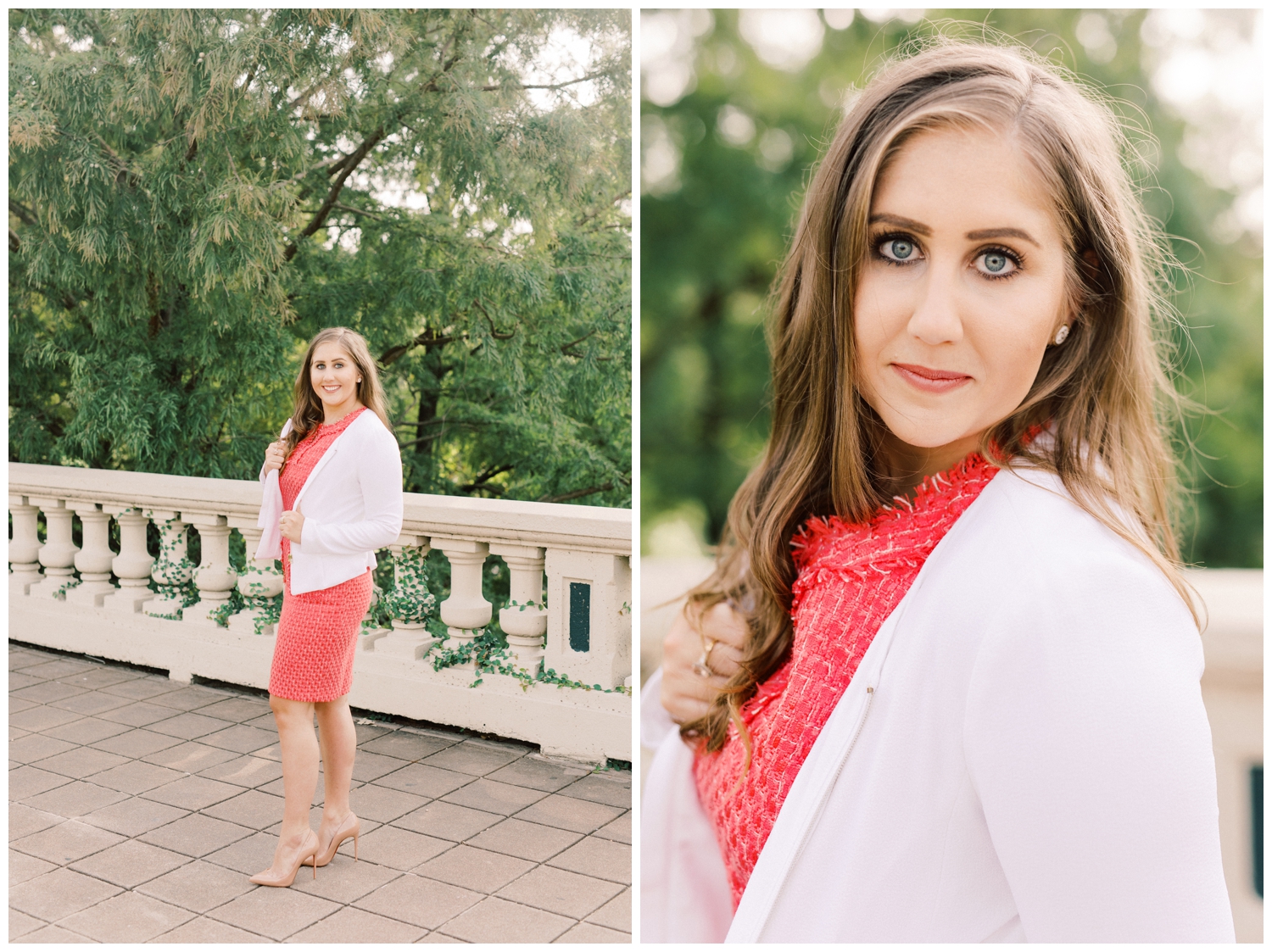 Sabine bridge downtown Houstonsenior session with Reed Gallagher Photography