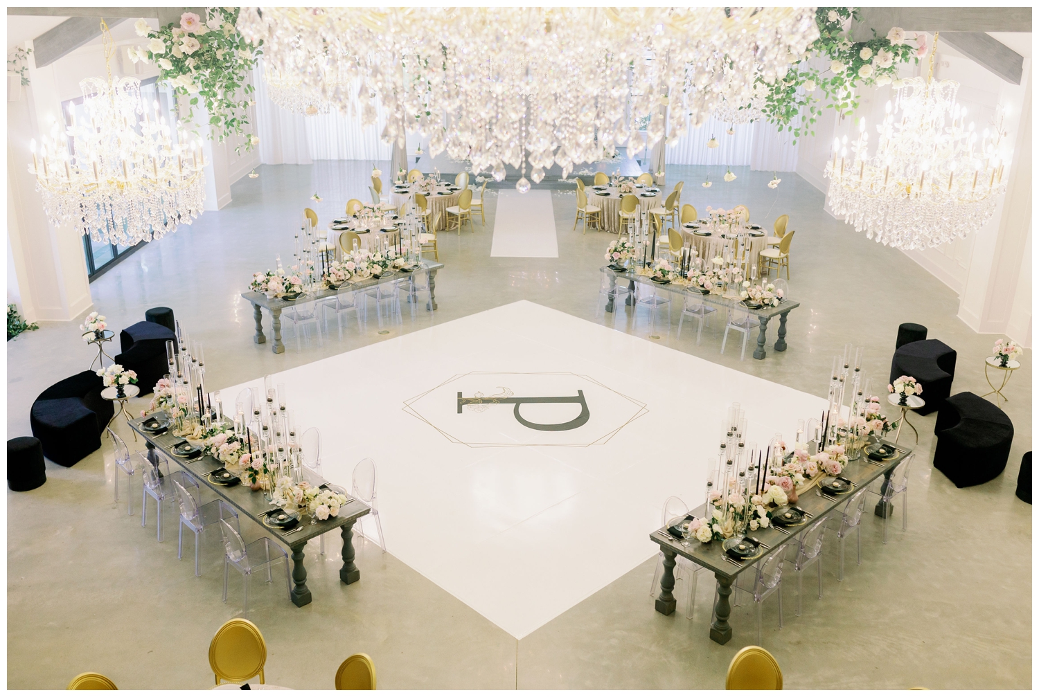 Beloved Ballroom wedding reception space at The Peach Orchard Venue